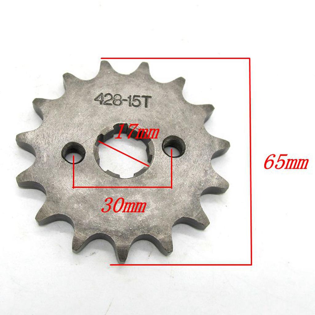 428 Chain - Pit Bike 125cc Dirtbike için Ön