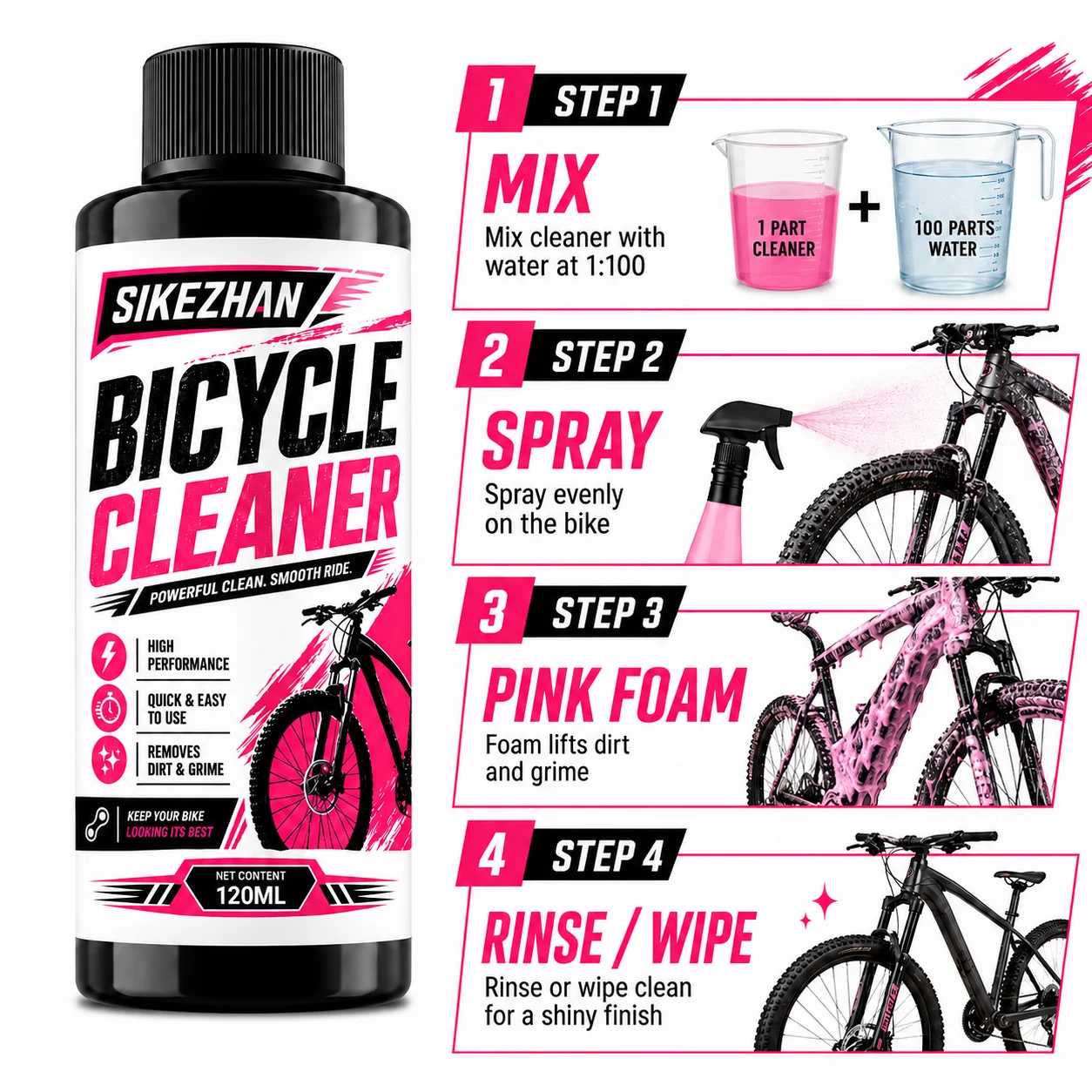 SIKEZHAN 120 ml Bisiklet Temiz - Chain Breaker incelemesi ve fiyatı
