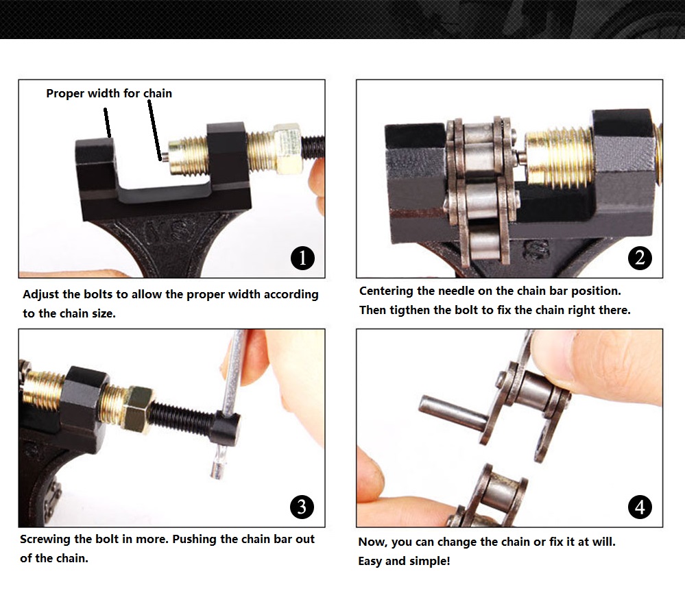420 428 520 530 Motosiklet Zin - Chain Breaker incelemesi ve fiyatı