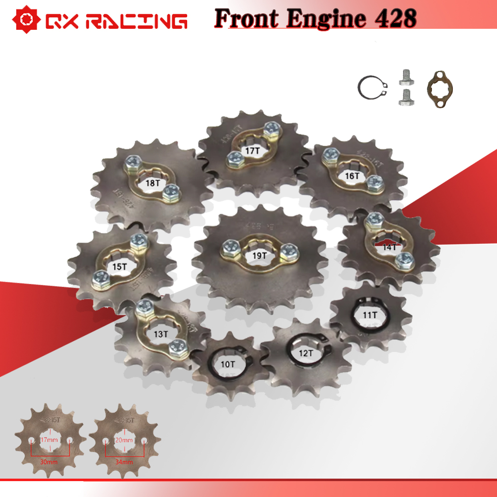 17 20mm 10 T-19 T Ön Motor Diş - 428 Chain incelemesi ve fiyatı
