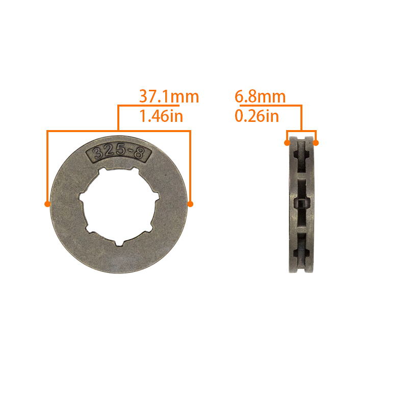 325-8 7T Testere Dişlisi Jant  - Sprocket Chain incelemesi ve fiyatı