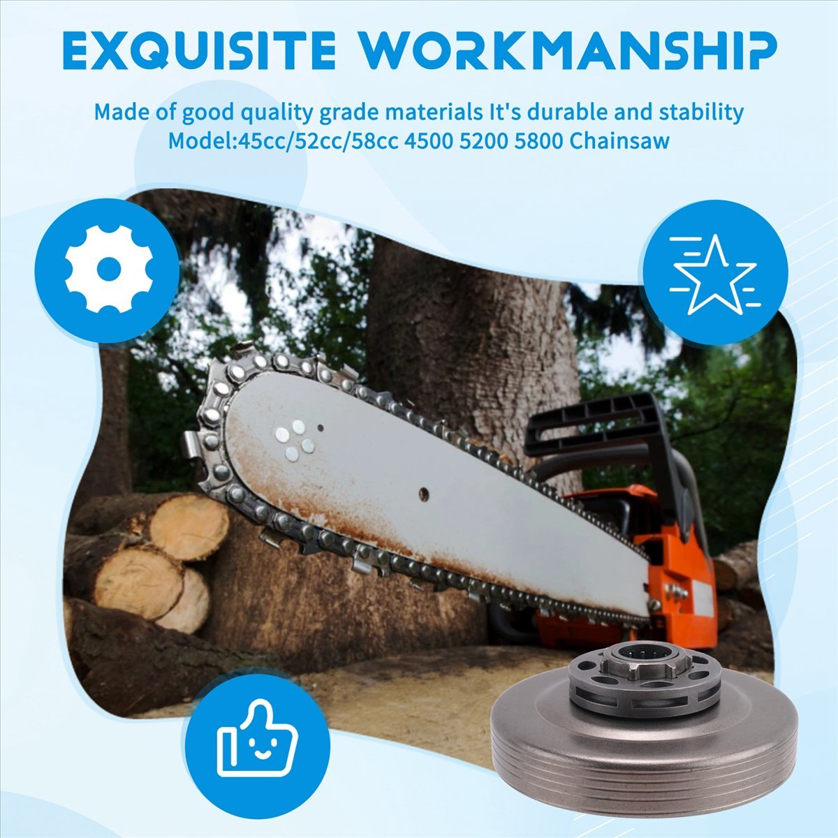# 15J Zincirli Testere 3/8-7T  - Sprocket Chain incelemesi ve fiyatı