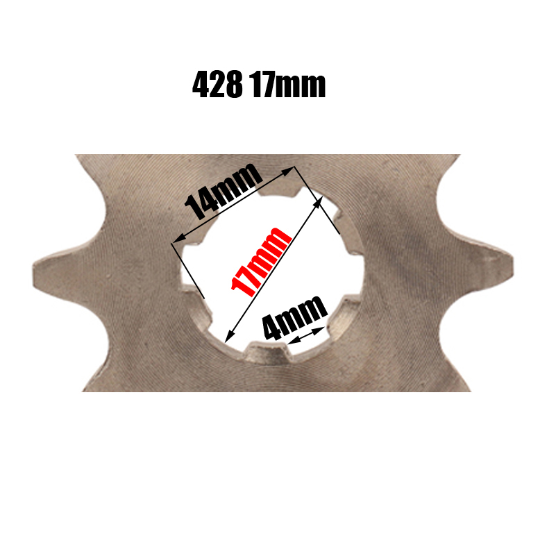 10T diş 428 ID 17mm /20mm ön m - 428 Chain incelemesi ve fiyatı